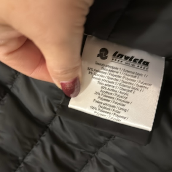 New With Tags Invicta Faux fur black Winter Jacket sz L - Picture 4 of 8